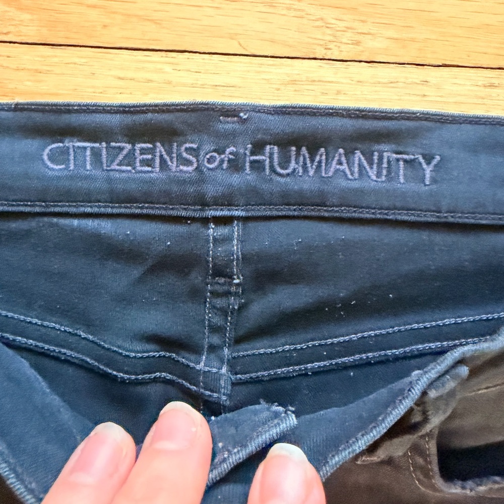 Citizens of Humanity Dark Blue Skinny Jeans - Picture 3 of 5